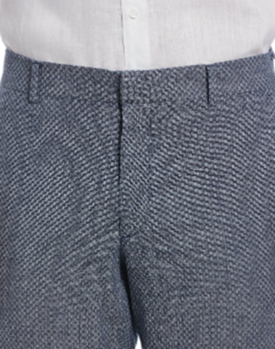 Cubavera Mens Plain-Weave Pants Dress Blue 36 x 32