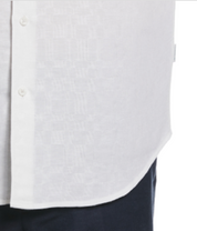 Cubavera Mens Tonal Shirt Brilliant White 2XL
