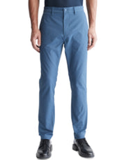 Calvin Klein Mens Slim fit Chinos Pants 38 / 30 Blue Solid