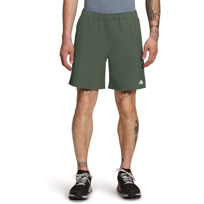 The North Face Mens Wander 7" Shorts Green Large