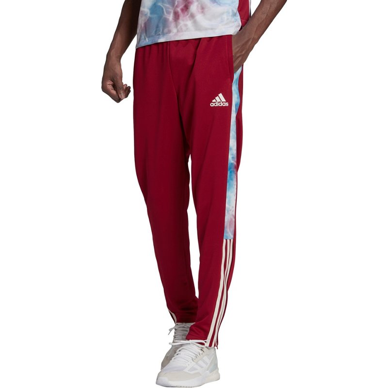 Adidas Men's Tiro 21 Tie Dye Track Pants Red Small