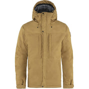 Fjallraven Mens Skogs Padded Jacket Coat Hooded Buckwheat Brown XXL