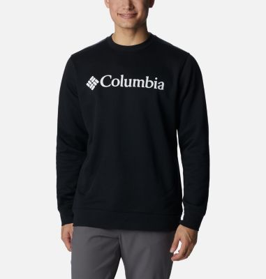 Columbia Men Regular fit Crewneck Sweatshirt XXL Black Solid