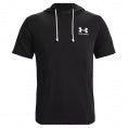 Under Armour Mens Regular fit Short Sleeve Hoodie Sweatshirt Large Black Solid
