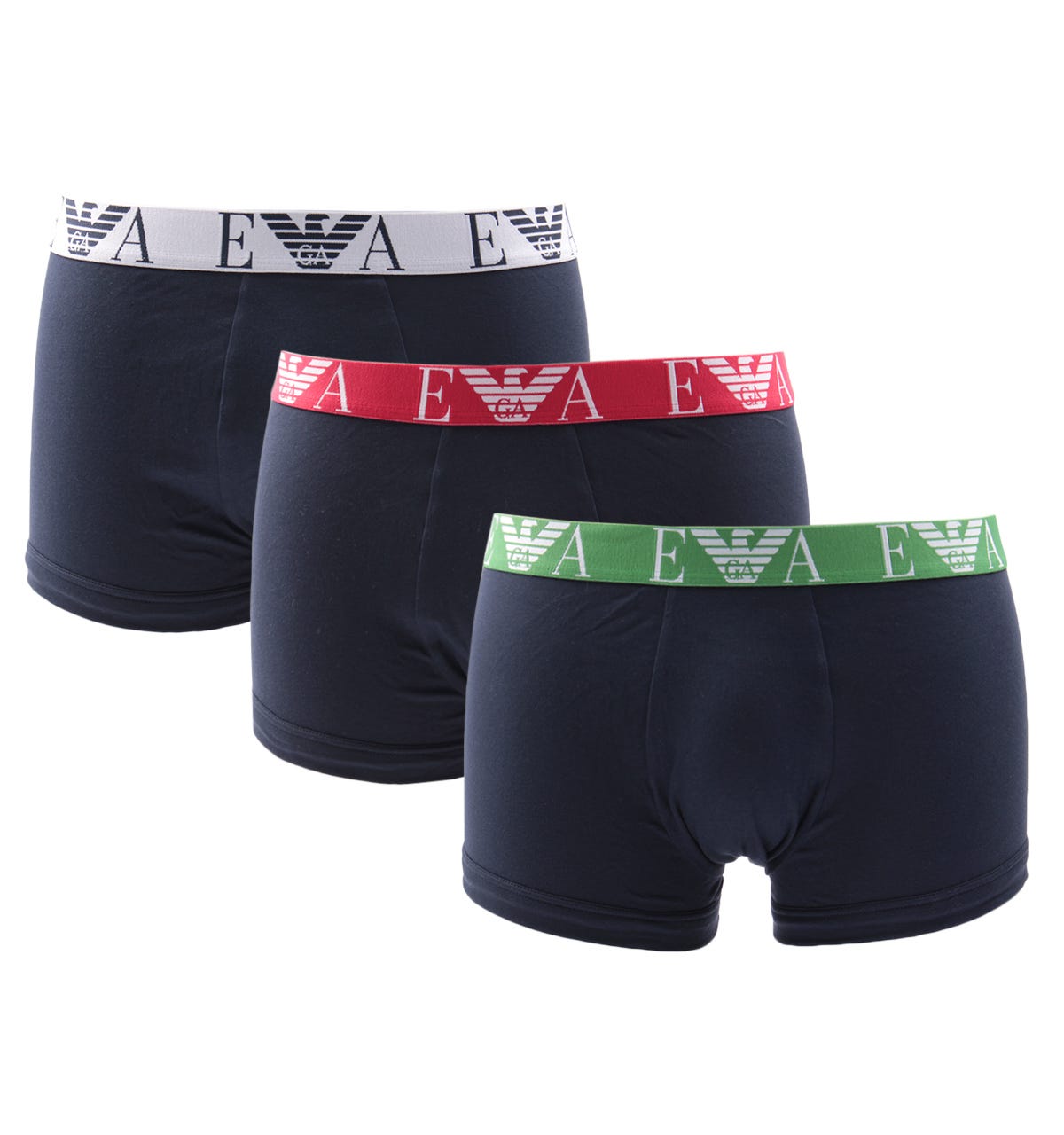 Emporio Armani Men's Underwear Boxer Brief Set Medium Navy