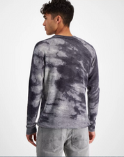 INC International Concepts Mens Cloud Classic-Fit Abstract Whispy Grey Small