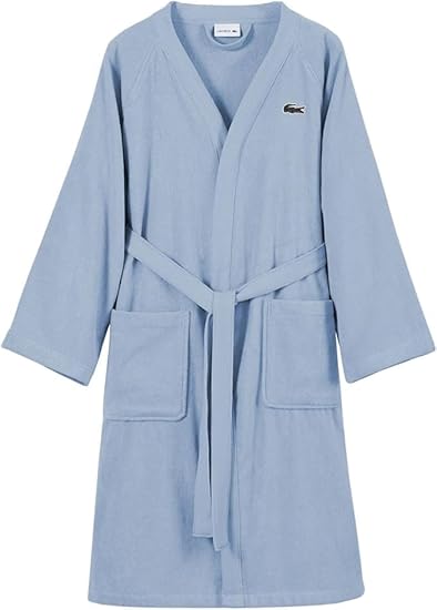 Lacoste Womens Regular fit Robe One Size Blue