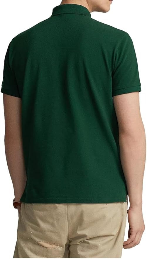 Polo Ralph Lauren Men's Classic Fit Mesh Polo Shirt Hunt Club Green XXL