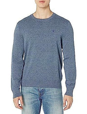Calvin Klein Men's Compact Cotton Crewneck Sweater Medium Blue