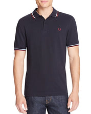 Fred Perry Mens Regular Fit Short Sleeve Polo Shirt Small Blue