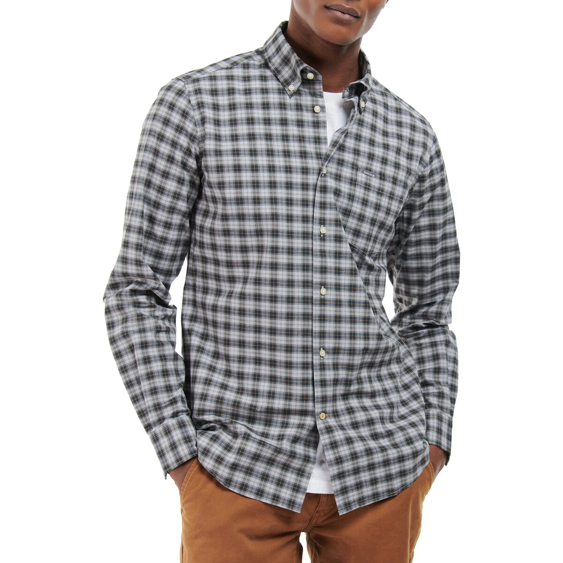 Barbour Men's Lomond Tailor Shirt Grey XL