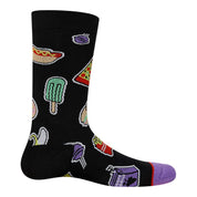 Saxx Mens Whole Package Crew Socks Black 7 - 12