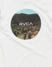 RVCA Mens Motors Desert Fill Short Sleeve t Shirt White Small