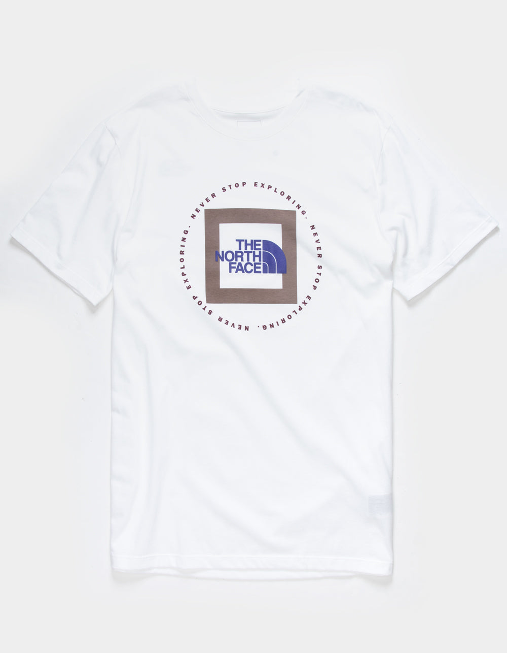 The North Face Men's Geo NSE White Deep Taupe T Shirt Small