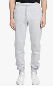 Lacoste L!VE  Fleece Embroidered Regular Fit Jogger Pants Medium Gray Sweatpants