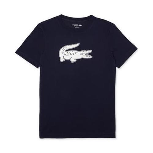 Lacoste Men's Sport 3D Print Croc Jersey T-Shirt Navy White XL