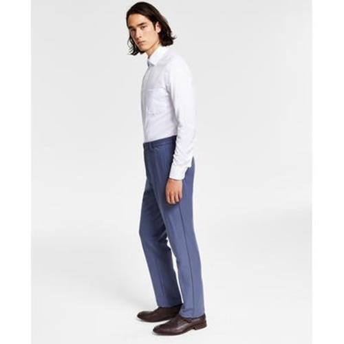 LAUREN RALPH LAUREN Men's Cotton Stretch Performance Dress Pants 36 x 29 Blue