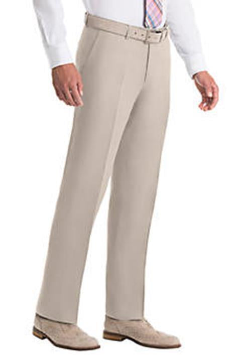 Lauren Ralph Lauren Men's Solid Tan Linen Suit Dress Pants 30 x 30