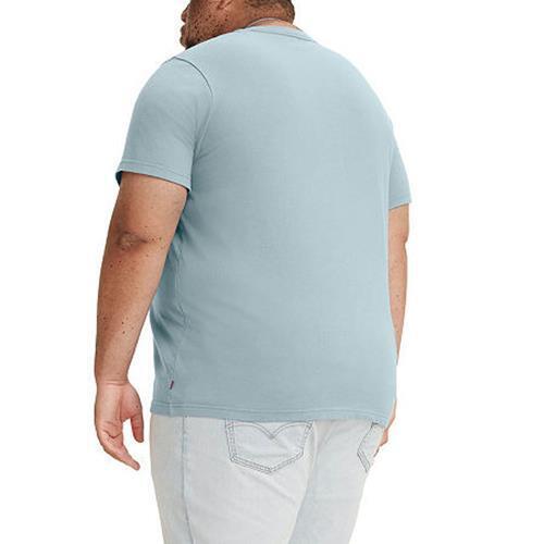 Levi's Men's Big and Tall Relaxed Fit Crewneck T-shirt Rela Skyway Blue 4XL