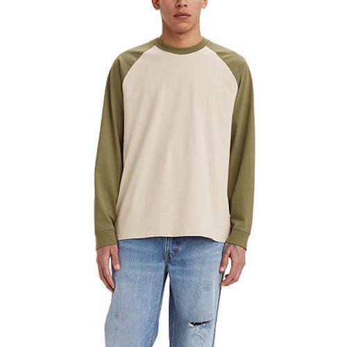 Levi's Men's Raglan Long Sleeve T-shirt Martini Olive XL