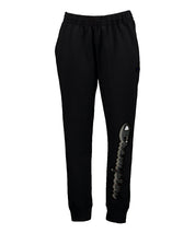 Champion Men's Power Blend Jogger Sweatpants Logo Graphic Black Large