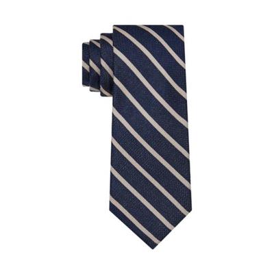 Lauren Ralph Lauren Men's Bold Stripe Tie Navy Blue Necktie