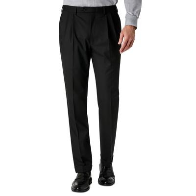 Lauren Ralph Lauren Mens Classic fit Wool Dress Pants 36 / 34 Black Solid
