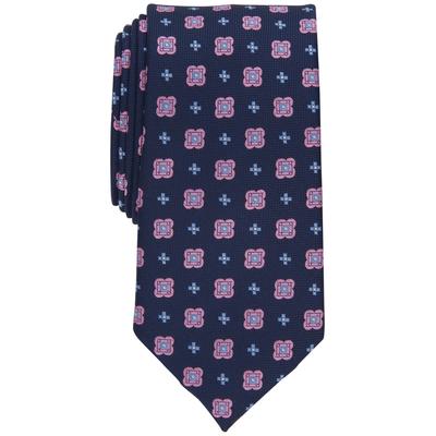 Club Room Men's Classic Geo Neat Tie Pink Necktie