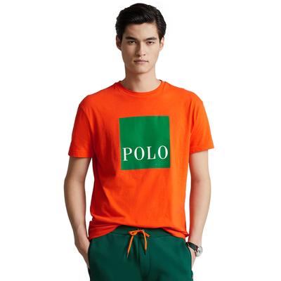 Polo Ralph Lauren Men's Logo Tshirt  Sailing Orange  Medium