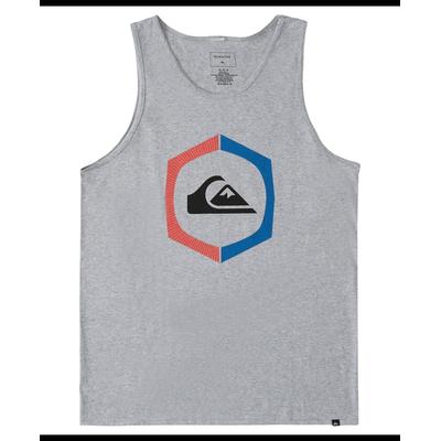 Quiksilver Men's Soft Hand Sleeveless Tank Top Shirt Athletic Heather Gray Xxl