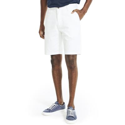 Nautica Mens Classic Fit 10 Inch Deck Shorts Bright White 38