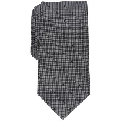 Club Room Men's Classic Dot Tie Black Necktie