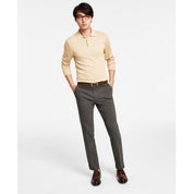 Tommy Hilfiger Men's Modern Fit Th Flex Solid Dress Pants Olive Green 38 x 34