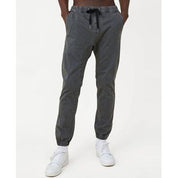 COTTON ON Mens Drake Cuffed Jogger Sweatpants Gray Acid Wash 30"