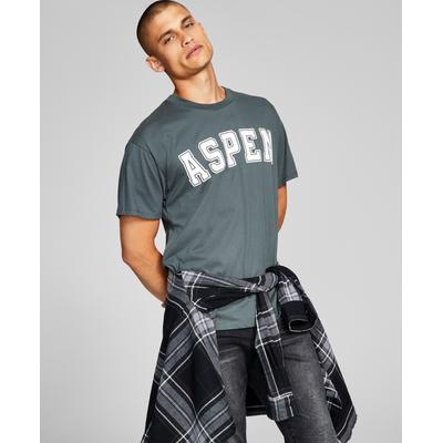 And Now This Mens Aspen Graphic T shirt Green Large