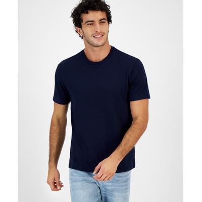 And Now This Mens Basic T shirt Blue Small