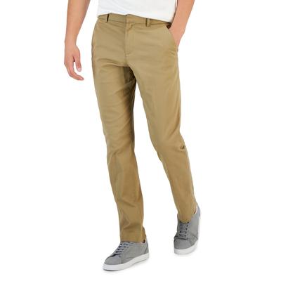 Perry Ellis Portfolio Mens Slim fit Dress Pants 32 / 30 Brown Solid