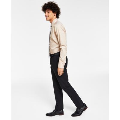 Bar Iii Mens Slim fit Dress Pants 29 / 29 Black Solid