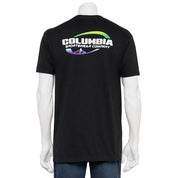 Columbia Mens Logo Graphic Short Sleeve Crewneck T Shirt Black XL