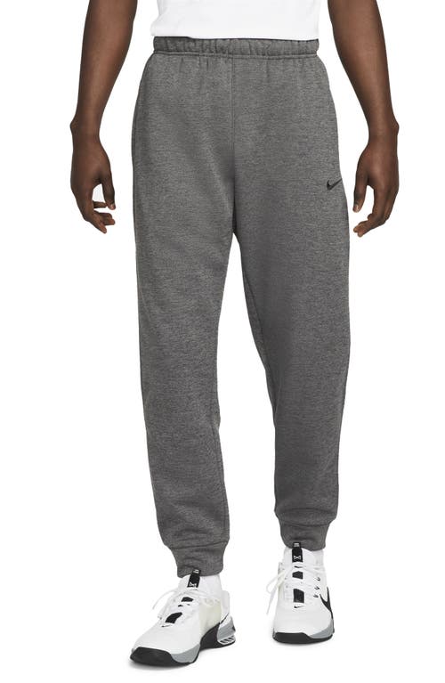 Nike Men's Therma-FIT Tapered Fitness Sweatpants Charcoal Grey Black Large