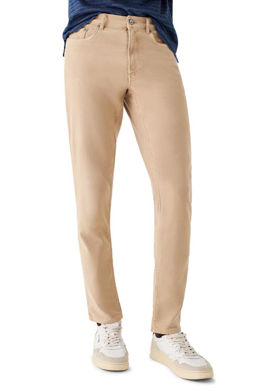 Faherty Mens Slim fit Casual Pants 33 / 32 Brown Solid