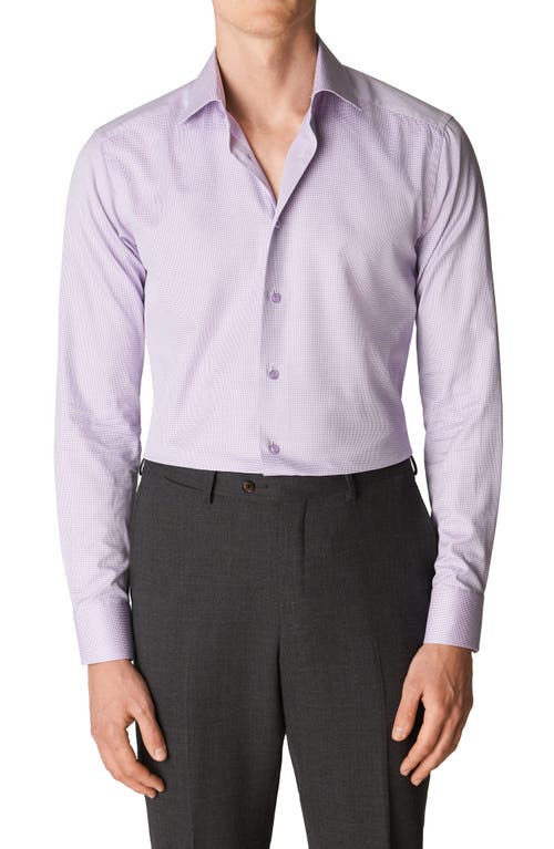 Eton Mens Contemporary Fit Dobby Dress Shirt 15 / 38 Purple