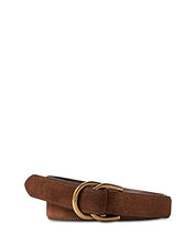 Ralph Lauren Men's Brown Suede Dring Belt XL Brown