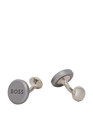 BOSS Hugo Boss Cal Cufflinks Silver