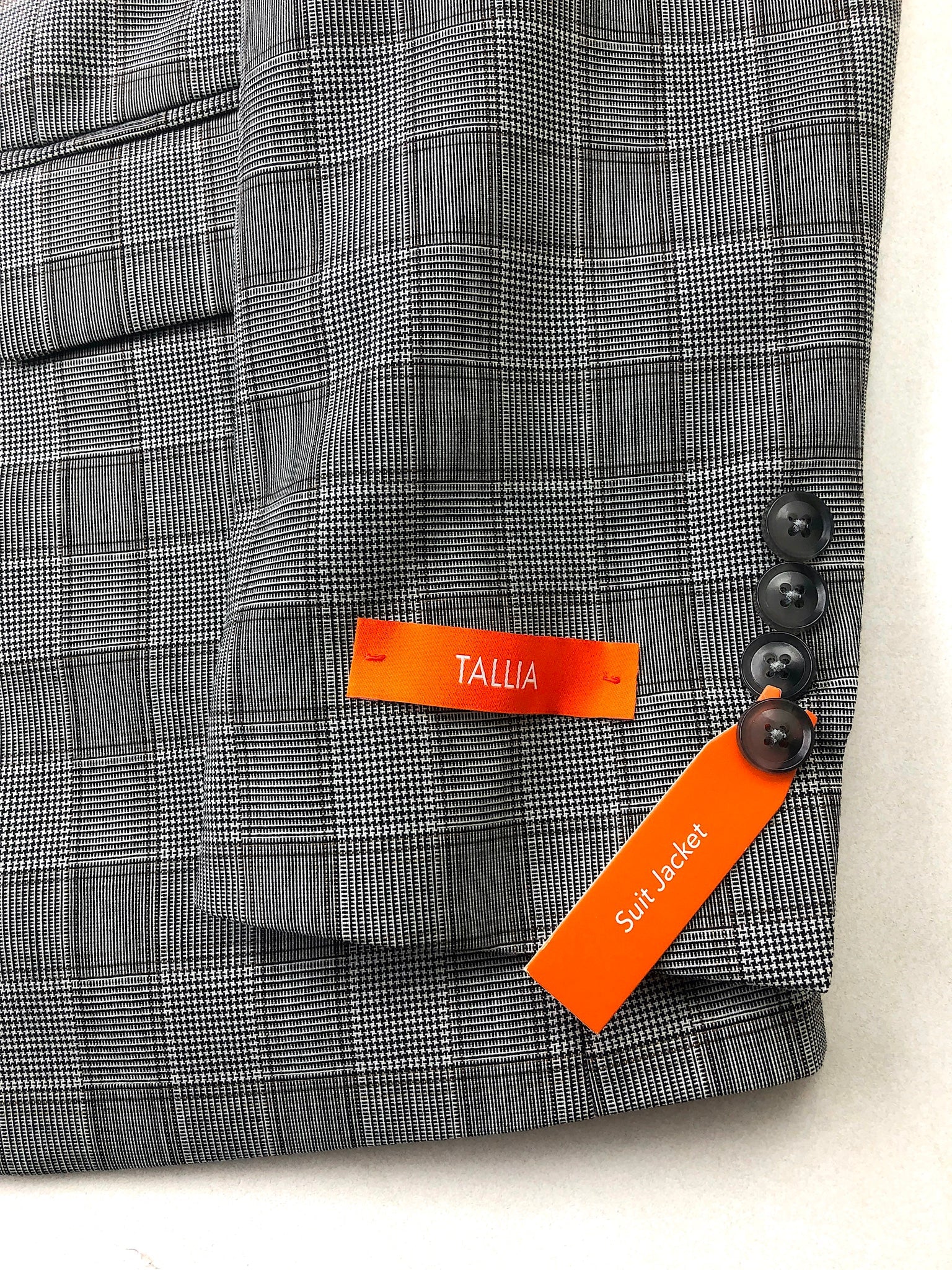 Tallia Mens Slim fit Suit Jacket Blazer 48 R Brown Plaid