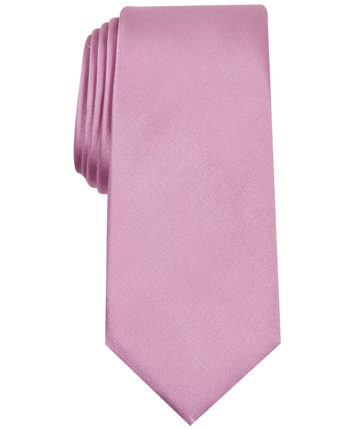 Alfani Men's Pink Slim Texture Tie OS
