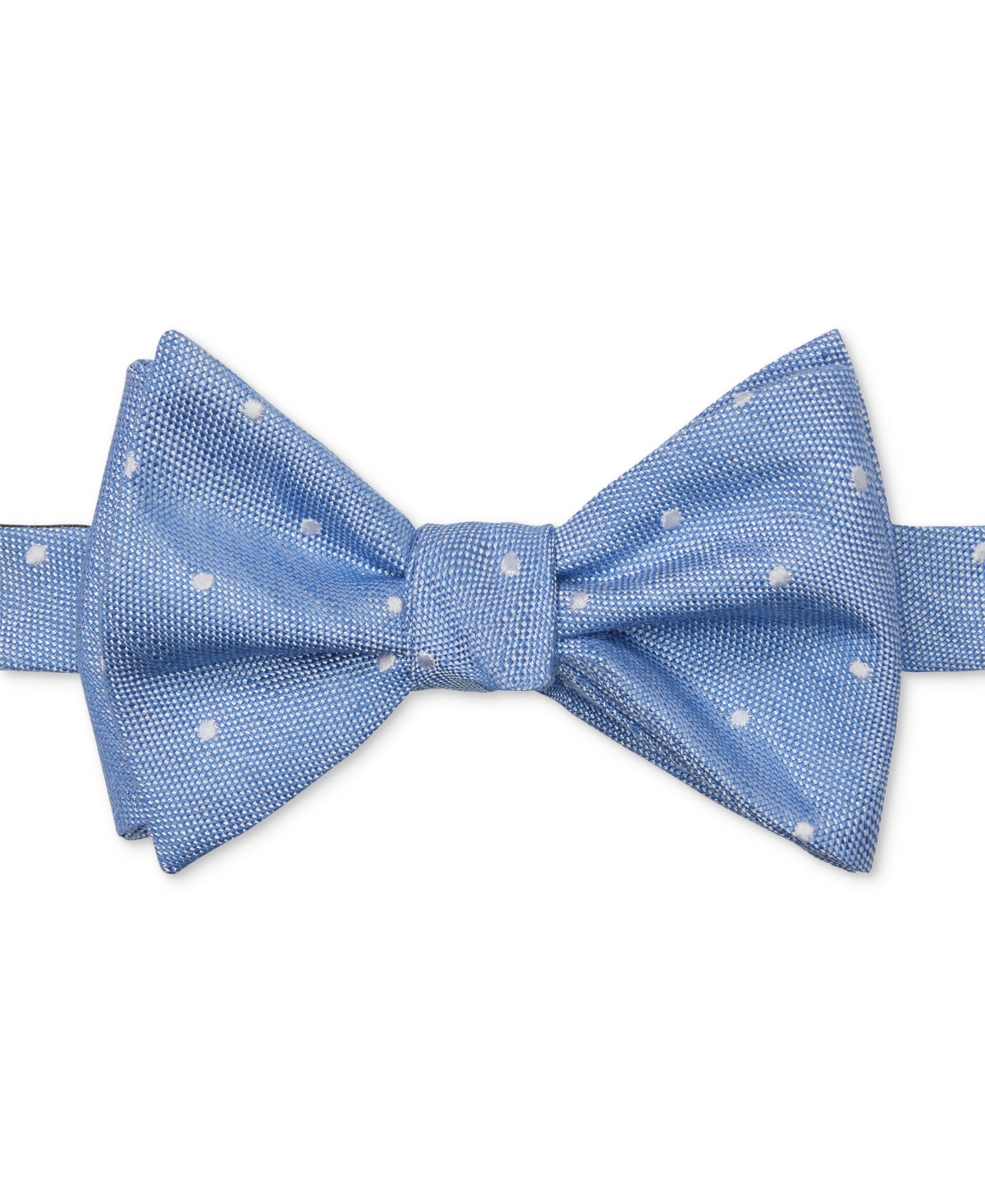 Tommy Hilfiger Men's Presley Dot Bow Tie Blue Necktie