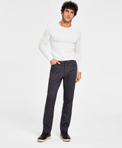 Tommy Hilfiger Men's Th Flex Modern Fit Twill Pants Charcoal Grey 40 x 30