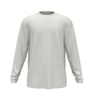 PGA TOUR Men's Mixed Media Sun Protection Long Sleeve Shirt White Small