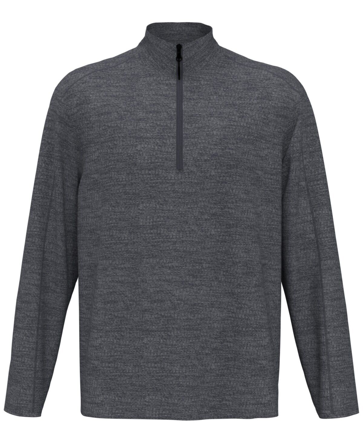 PGA TOUR Men's Moisture Wicking Fleece 1/4 Zip Sweater Dark Grey Heather 2XL